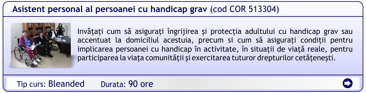 Asistent personal al persoaneicu handicap grav
