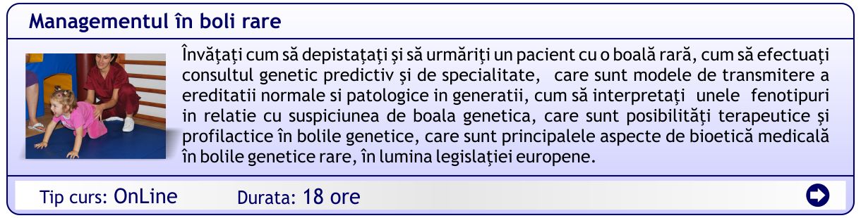 Managmentul in bolile rare